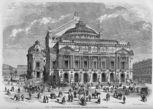 Opéra Garnier en 1867.