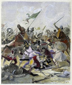 Othon 1er (912-973) surpris par les rebelles à Rome - dans "Histoire des papes" de Maurice Lachatre - Unknown artist
