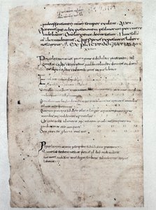 Page de Commentaires sur les Psaumes par Cassiodore (manuscrit, 9ème siècle) - Unknown artist