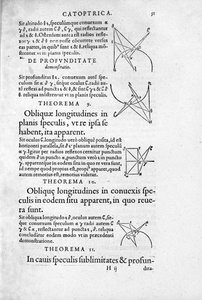 Page de Optica & Catoptrica... par Euclide