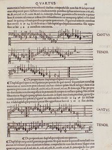 Page tirée de Practica Musicae de Franchino Gaffurio - Unknown artist