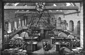 Fabrication du papier au XIXe siècle.