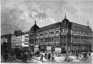 Paris 1872 : nouveaux magasins, « Au bon marché »