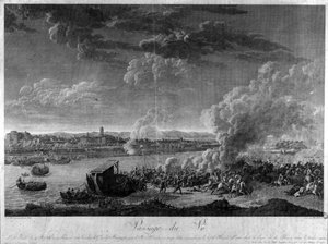 Passage du Pô par les armées de Napoléon Bonaparte - Unknown artist