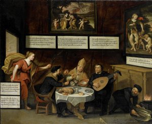 La Paix exhortant les Églises à la tolérance - Unknown artist
