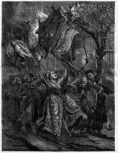 Machines à pétrole circulant dans les rues de Paris - La Commune - Unknown artist