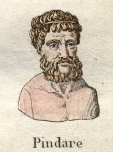 Pindare (518-v. 438 av. J.-C.), poète lyrique grec. - Unknown artist