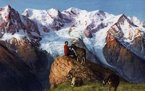 Planpraz, vue sur le Mont Blanc, Chamonix