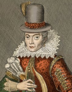 Pocahontas - Portrait de Pocahontas (ou Mataoka ou Amonute, puis Rebecca Rolfe), princesse amérindienne