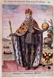 Portrait en pied de Charles V, comte de Flandre