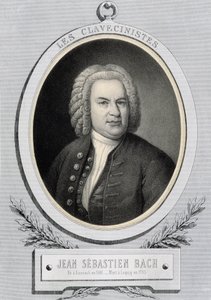 Portrait en médaillon par Jean Sébastien Bach (Johann Sebastian Bach)