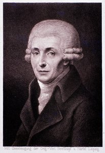 Portrait du compositeur autrichien Joseph Haydn (1732-1809) Gravure. XIXe siècle. Milan, bibliothèque du conservatoire - Unknown artist