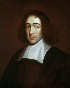 Portrait de Baruch Spinoza (1632-1677), philosophe néerlandais, également connu sous le nom de Bento de Espinosa ou Benedictus de Spinoza - peinture anonyme. Collection privée.