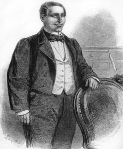 Portrait de Benito Pablo Juárez, homme politique mexicain d