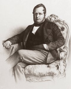 Portrait de Camillo Benso Comte de Cavour (1810 - 1861) - Unknown artist