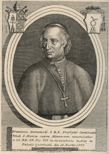Portrait du cardinal Francesco Bertazzoli (1754-1830) - Unknown artist
