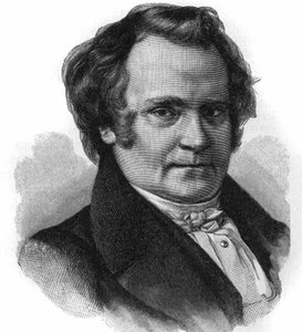 Portrait de Carl (Karl) Leberecht Immermann (1796-1840) poète, romancier et magistrat allemand.