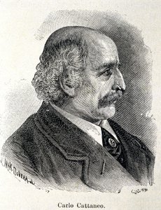 Portrait de Carlo Cattaneo (1801-1869) - Unknown artist