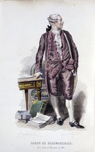 Portrait de Caron de Beaumarchais - Unknown artist