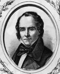 Portrait de Casimir Delavigne, poète et dramaturge français (1793 - 1843) gravure de 1866. - Unknown artist