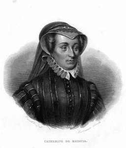 Portrait de Catherine de Médicis (1519 - 1589) - Unknown artist