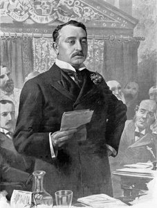 Portrait de Cecil John Rhodes (1853-1902) homme d