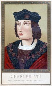 Portrait de Charles VIII (1470 - 1498) - dans « Louis XII et Anne de Bretagne » par Paul Lacroix; éd. Hurtrel, Paris - Unknown artist