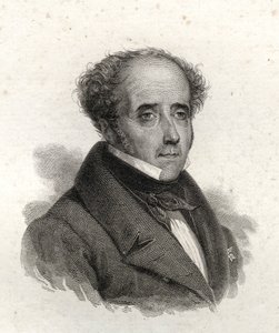 Portrait de Chateaubriand, gravure du XIXe siècle - Unknown artist