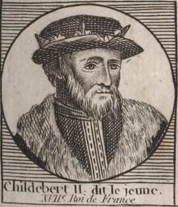 Portrait de Childebert II - Unknown
