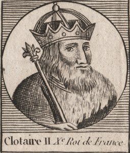 Portrait de Clotaire II (584-628), roi de Neustrie et roi des Francs - Unknown artist