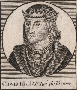 Portrait de Clovis III, roi des Francs de 691 à 695 - Unknown artist