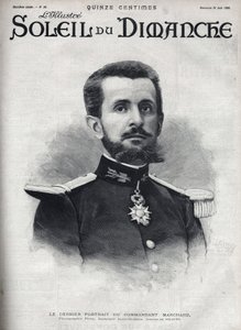 Portrait du commandant Jean Baptiste Marchand (1863-1934). Gravure dans « Le soleil-du-dimanche », 25 juin