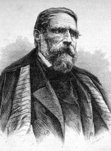 Portrait de Decamps, peintre français (1803 - 1860) - dans "Les Contemporains", n.d. fin 19e siècle (gravure)