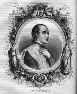 Portrait du Père Delacroix de Ravignan (1795-1858), jésuite français. - Unknown artist