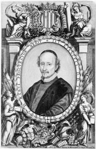 Portrait de Francesco Grimani, ecclésiastique vénitien du 16ème siècle. Il était évêque et patriarche de Venise. Gravure
