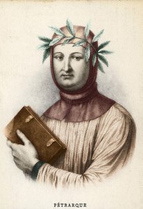 Portrait de Francesco Petrarca (Pétrarque), écrivain italien (1304-1374)
