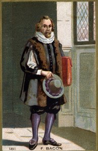 Portrait de Francis Bacon Baron Verulam (1561 - 1626) homme d