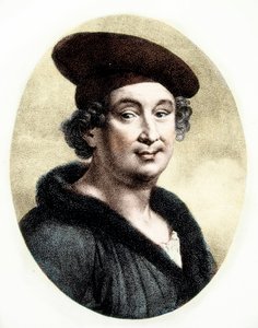 Portrait de François Villon (1431-63) (gravure)