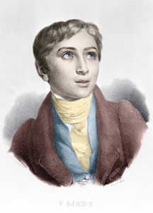 Portrait de Franz Liszt (1811-1886), compositeur et pianiste hongrois. - Unknown artist