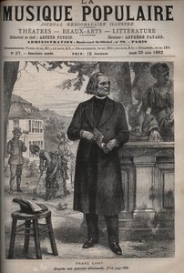 Portrait de Franz Liszt (1811-1886), compositeur, pianiste et chef d