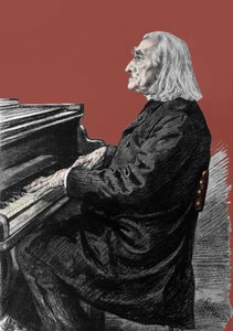 Portrait de Franz Liszt (1811-1886), compositeur et pianiste hongrois - Unknown artist