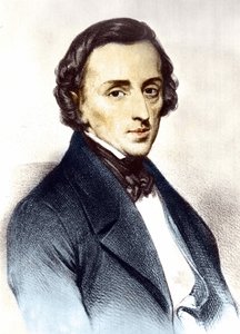 Portrait de Frédéric Chopin (1810-1849), compositeur polonais.