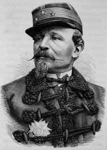 Portrait du Général Chanzy (1823-1883). Gravure de la fin du XIXe siècle dans "Histoire de France" par H. Martin