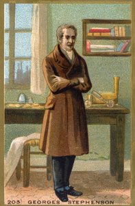 Portrait de George Stephenson (1781-1848), ingénieur britannique