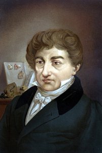 Portrait de Georges Cuvier (1764-1832) de « La Ciencia y sus Hombres » par Louis Figuier. Barcelone 1881
