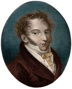 Portrait de Gioachino Rossini (1792-1868), compositeur italien