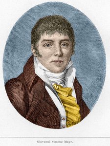 Portrait de Giovanni Simone Mayr (Johann Simon Mayr), compositeur italien (1763-1845) - Unknown artist