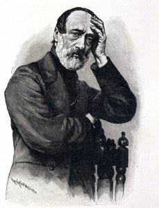 Portrait de Giuseppe Mazzini (1805 - 1872), patriote et révolutionnaire italien - Unknown artist