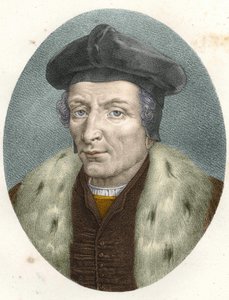 Portrait de Guillaume Budé (Budaeus) (1467-1540), gravure du 19e siècle