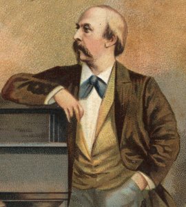 Portrait de Hans von Bülow (1830 - 1894).